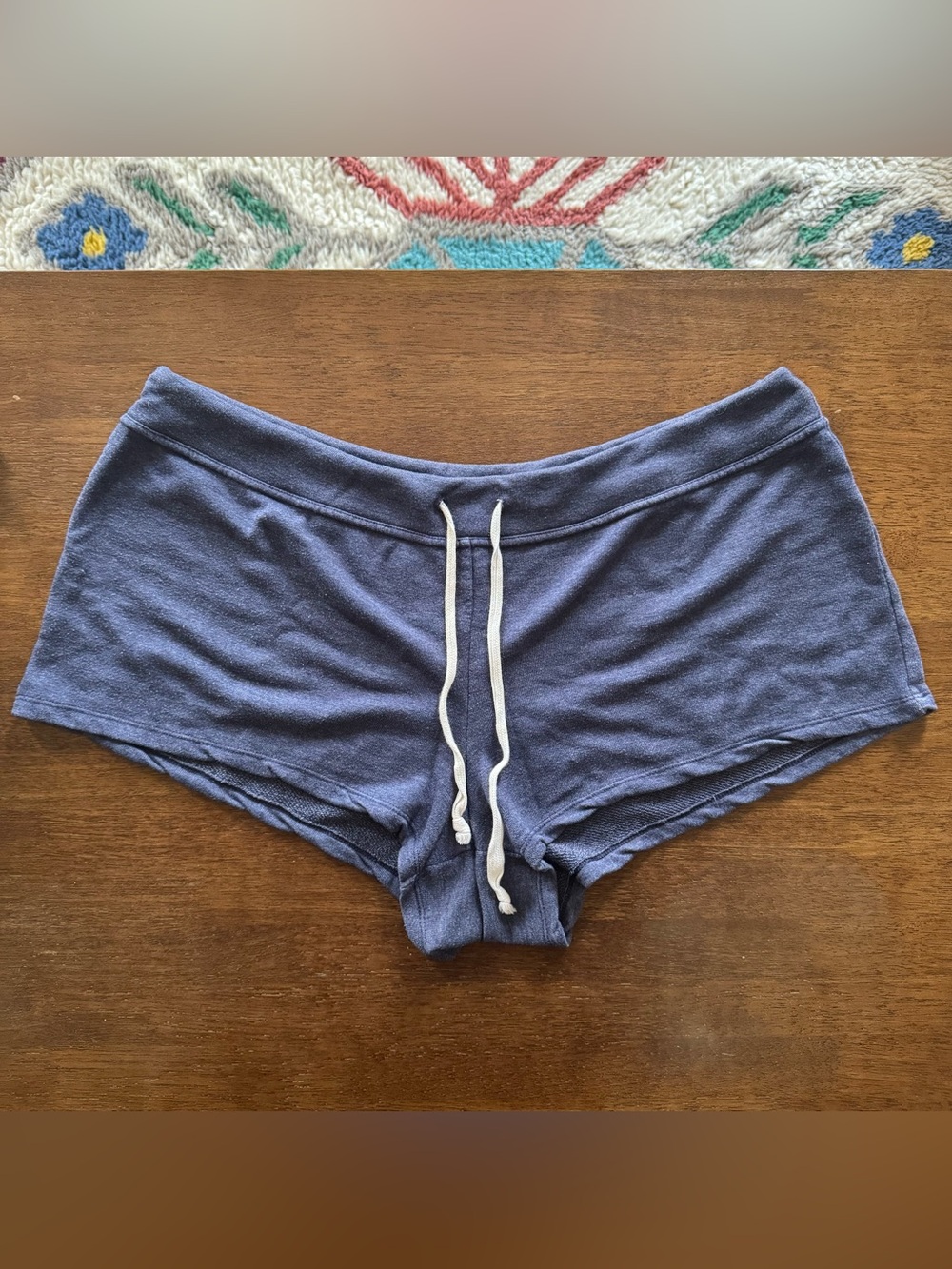Aerie Blue Terry Knit Lounge Shorts